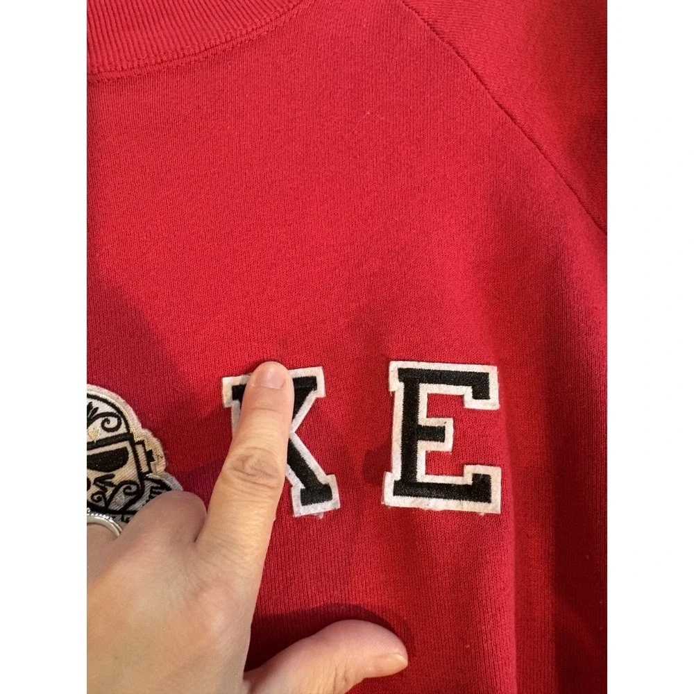Vintage Nike Star Wars Sweater Red Size Large Pullover Storm Trooper Made in USA